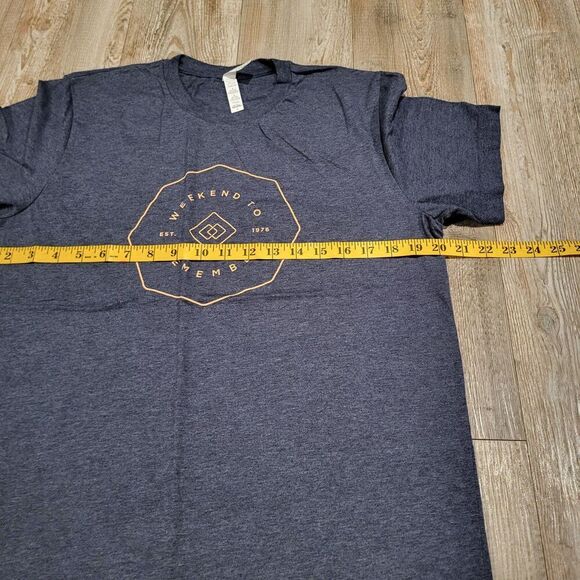 Canvas Weekends to Remember Graphic Tee Shirt Men's Size Large - Picture 7 of 7